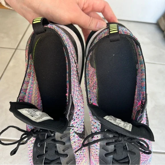 Nike Free Flyknit Multicolor Running Shoes Men's Size 12 - Picture 9 of 9